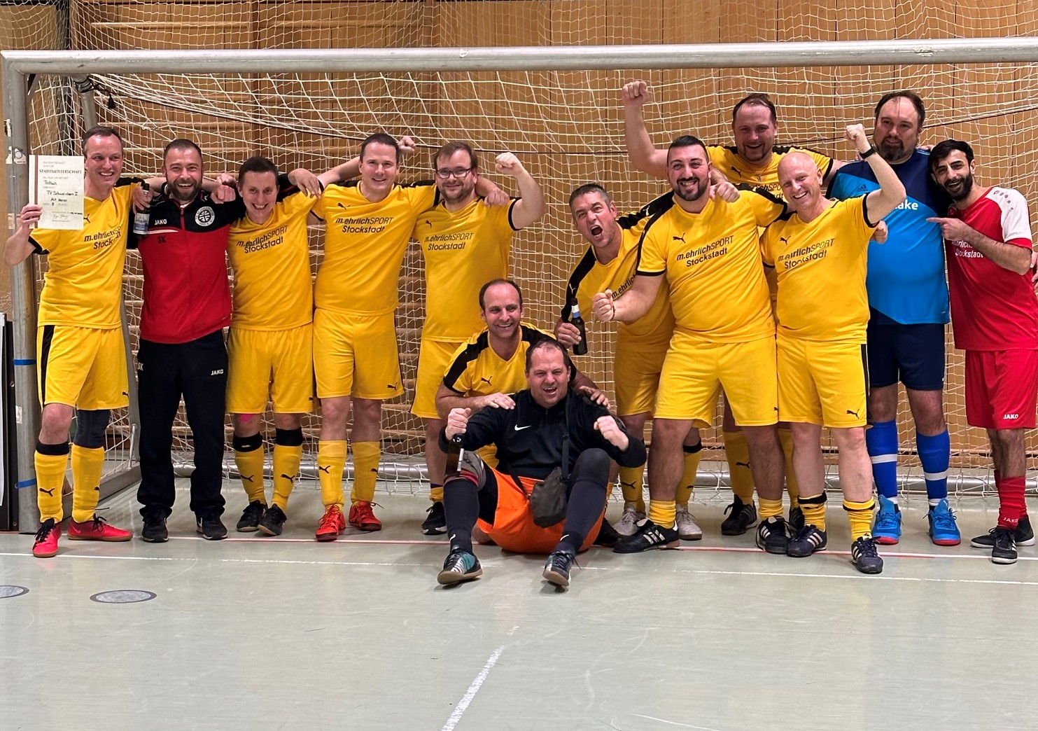 Mit Herz für meinen Verein Fußball gespielt